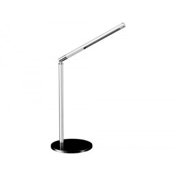 Lampara de escritorio cep led 4,92w 255lm brillo regulable cabeza giratoria 360º gris metalizado