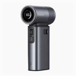 Ventilador portátil JisuLife Ultra2 9000 mAh gris metalizado con linterna LED