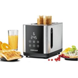 Tostador Rommelsbacher TO 850 2 rebanadas 850 W Negro Acero inoxidable LED