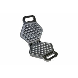 Gofrera Unold Bobby 1 barquillo hexagonal 700W Negro/Plata