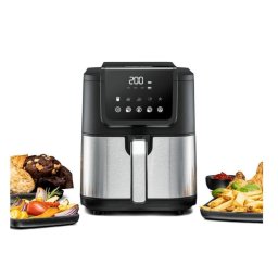 Freidora de Aire Rommelsbacher FRH 1500 5L 1500W con Temporizador LED y Control Táctil