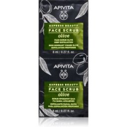 Express Beauty Exfoliating Face Scrub Olive Exfoliante Limpiador Intensivo Para El Rostro 2 X 8 Ml