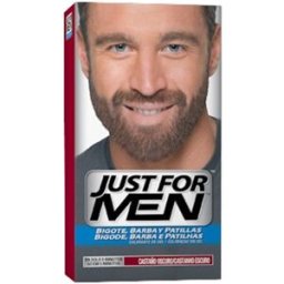 Just For Men Coloración sin Amoniaco Bigote/Barba/Patillas . (15 ml) Castaño Oscuro