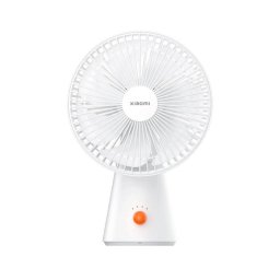 Ventilador Portátil Xiaomi Mini Fan Blanco 4000mAh 7 aspas Oscilación 90° Silencioso