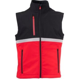 Chaqueta softshell Payper S00804-0489-03015 hombre nylon elástica impermeable roja negra M