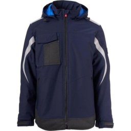 Chaqueta Softshell Payper S01033-P226-08017 Hombre Azul Navy Capucha Desmontable