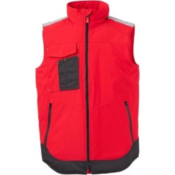 Chaqueta Softshell Payper S01034-P226-03015 Hombre XXL Negra y Roja Impermeable