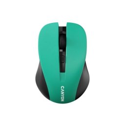 Ratón CANYON MW-1 Inalámbrico RF 1200 DPI Verde Ambidiestro DPI Switch