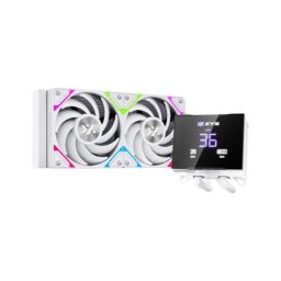 Refrigeración líquida xyz HYDROTEMP 240 mm Vortex PRO 2 ventiladores A-RGB ultra silenciosa