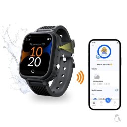 Robin K1 Reloj GPS para Niños con Llamadas y SIM Preactivada Sin Redes Sociales ni Juegos Verde