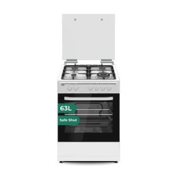 Cocina de gas Svan SKGW4602 60 cm 4 quemadores horno 63l