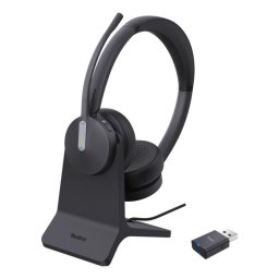 Auriculares Yealink WH64 inalámbricos Bluetooth para oficina y Teams, negros