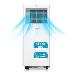 Aire Acondicionado Portátil Svan SAAP900F 2.637 Frigorías Eficiencia A con Mando a Distancia