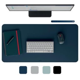 Protector de escritorio Leitz 53820068 Azul oscuro PVC 400x800 mm
