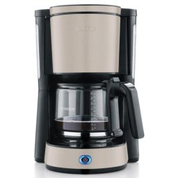 Cafetera de Goteo Severin KA 9575 1000 W Negra y Plata con Temporizador