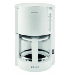 Cafetera de Goteo Krups F30901 1050 W 10 Tazas Blanca