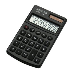 Calculadora Olympia LCD 1110 Bolsillo 10 dígitos 1 línea Negro