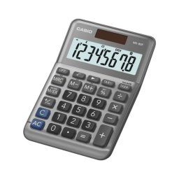 Calculadora Casio MS-80F 8 dígitos Batería/Solar Gris