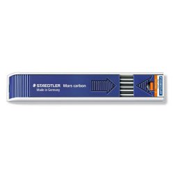 Minas de repuesto Staedtler Mars Carbon H Gris 2 mm 130 mm