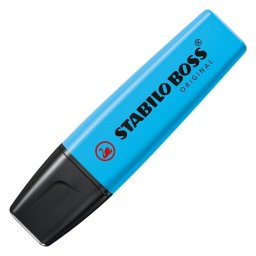Rotulador STABILO BOSS ORIGINAL Azul punta de cincel 2 mm