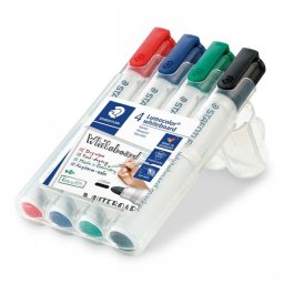 Marcador permanente Staedtler Lumocolor 351 B WP4 Multicolor Punta Redonda 2-5 mm