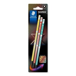 Lápiz de grafito Staedtler 181-HBBK3 HB Multicolor PEFC