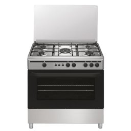 Vitrokitchen CB9060IN Cocina de Gas Natural 5 Fuegos + Horno Inox