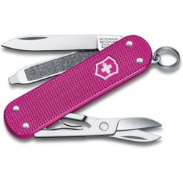 Victorinox Navaja multiusos Classic SD Alox Colors Fiesta Flamenca . Rosa