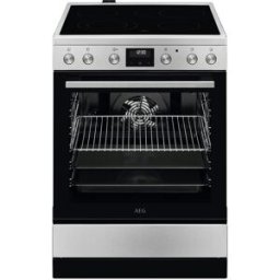 AEG Cocina compacta con placa vitrocerámica 4 zonas y horno multifunción - CCB6642CBM. Negro