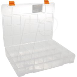 PEREL SORT 13 - Caja de compartimentos, 324 x 51 x 247 mm, 21 compartimentos