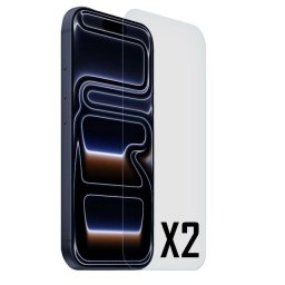 Protector de pantalla Akashi ALTVTI17PMX2TG cristal templado para iPhone 17 Pro Max juego de 2 piezas