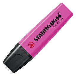 Marcador STABILO BOSS ORIGINAL Lila Punta de Cincel