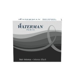 Recambio de pluma estilográfica Waterman S0110940 Negro/Blanco 6 piezas
