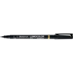 Rotulador permanente Staedtler 313-2 Negro recargable punta redonda