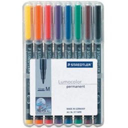 Marcadores permanentes Staedtler 317 WP8 1 mm 8 piezas multicolor