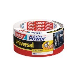 Cinta adhesiva Tesa Blanco 25 m x 50 mm para manualidades y reparación