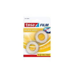 Cinta adhesiva Tesa 57911 Transparente 7.5 m Doble Cara 2 piezas