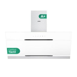 Campana extractora Svan SVCC1960B Doble tiro 90cm cristal blanco táctil