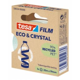 Cinta adhesiva Tesa Eco & Crystal Transparente 10 m 19 mm