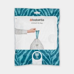 Bolsa para basura Brabantia 137846 45 L Blanco