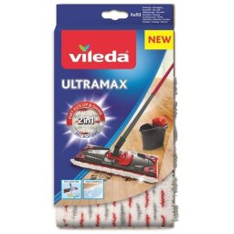 Cabezal de fregona Vileda Rojo Blanco Fibra 350 mm