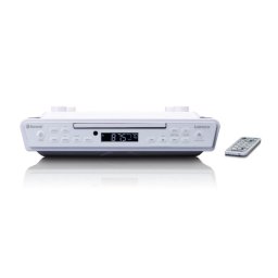 Radio Lenco KCR-150 Montada en Pared Digital FM LCD Blanco