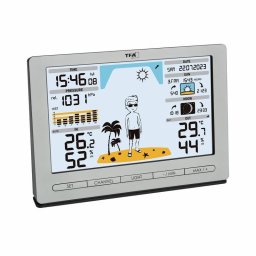 Estación Meteorológica TFA Dostmann Meteo Jack Plata con Higrómetro y Barómetro