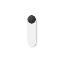 Timbre Google GA01318-FR Wi-Fi inalámbrico Blanco IP54 para hogar con cámara 1,3 MP