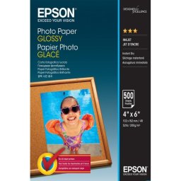 Papel fotográfico Epson Photo Paper Glossy 10x15cm 500 Hojas