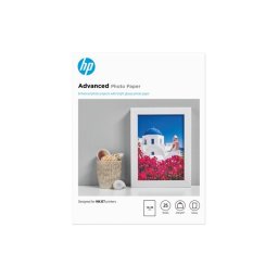 Papel fotográfico HP Advanced brillante 250 g/m2 13 x 18 cm 25 hojas