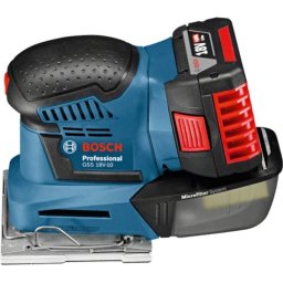 Lijadora portátil Bosch GSS 18V-10 Velcro Batería 5 Ah 18 V