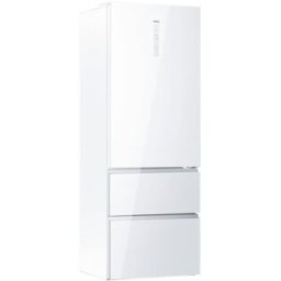 HAIER Frigorífico combi , Wifi, Total No Frost, 70 cm de ancho 3D 70 Series 7- HTW7720DNGW (Reacondicionado Grado C). Cristal blanco