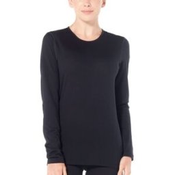 Icebreaker Malla calida Outdoor Mujer Oasis . (XL) Negro