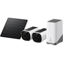 Cámara IP Eufy E8144323 2K Exterior Panel Solar Audio Bidireccional